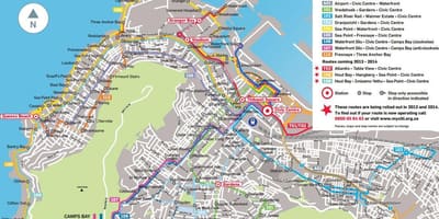 Карта золотого автобусний маршрут стрілку 