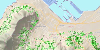 Карта міста Кейптаун підопічних