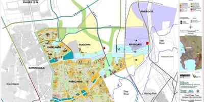 Карта парку Кейптаун 